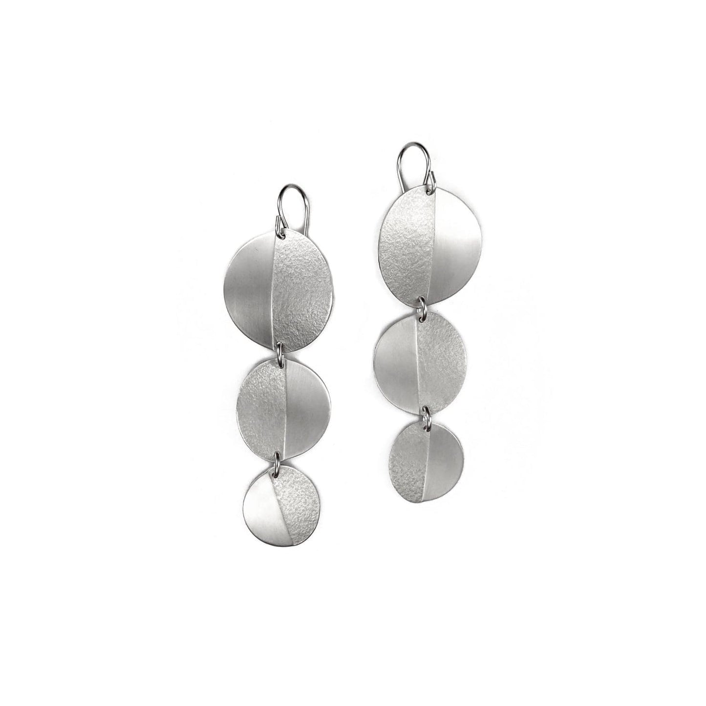 EAR Moon Midi Earrings Silver