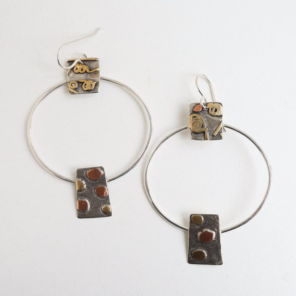 
                  
                    EAR Mosaic Hoop Earring
                  
                