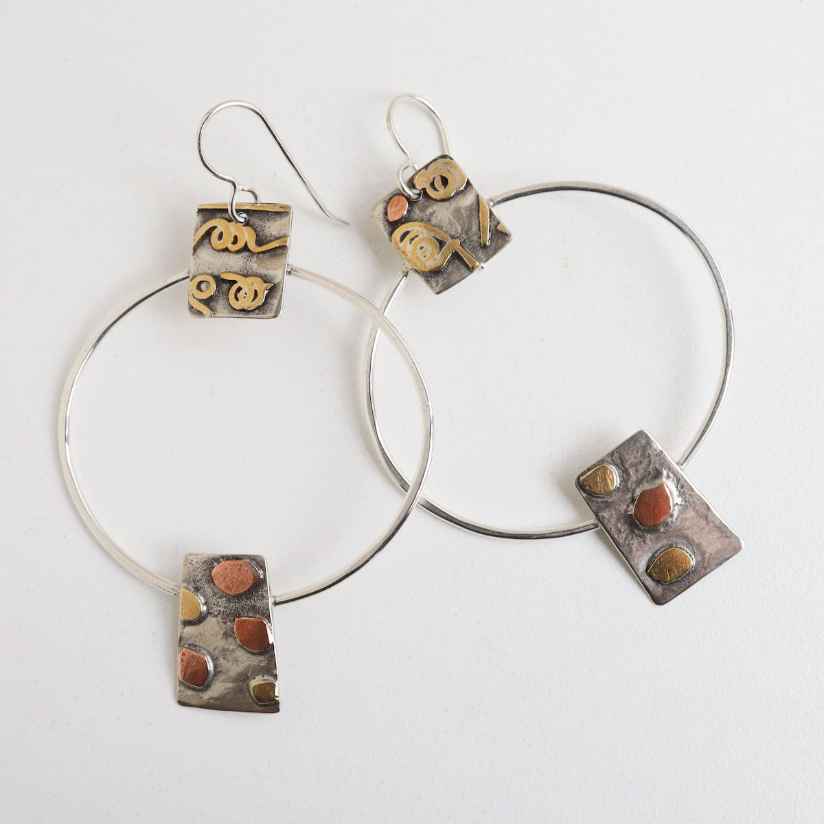 EAR Mosaic Hoop Earring