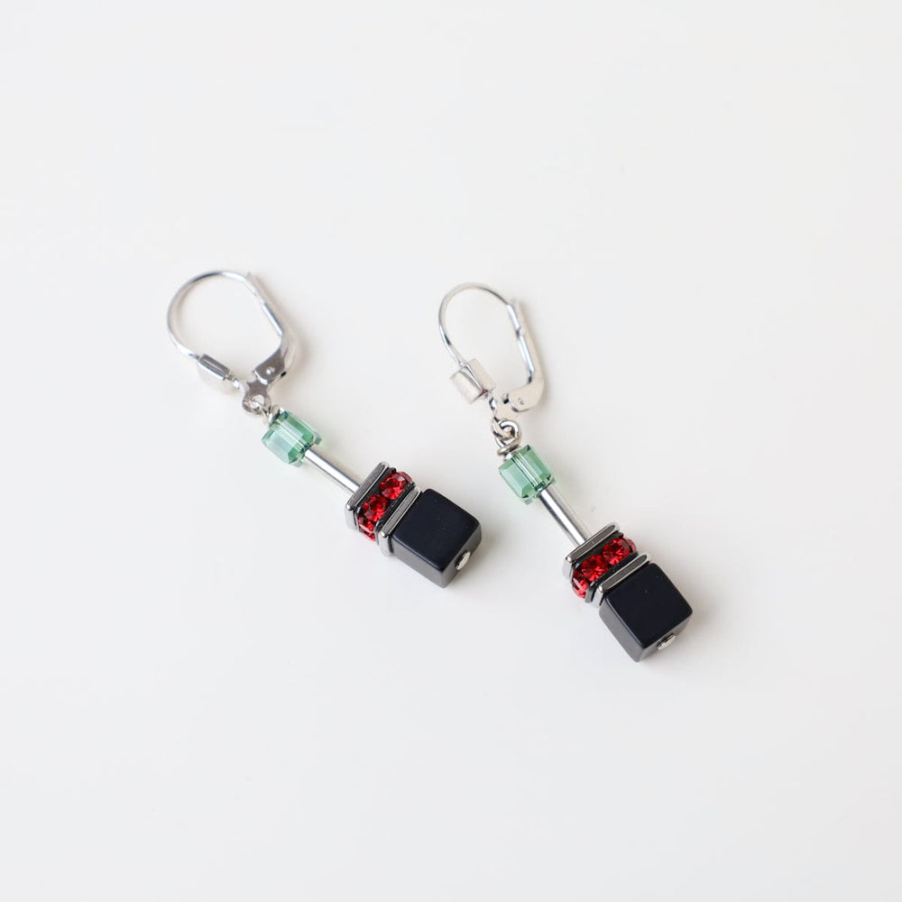 EAR Multi-Color Geocube Earring