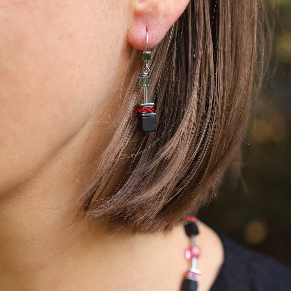 
                      
                        EAR Multi-Color Geocube Earring
                      
                    