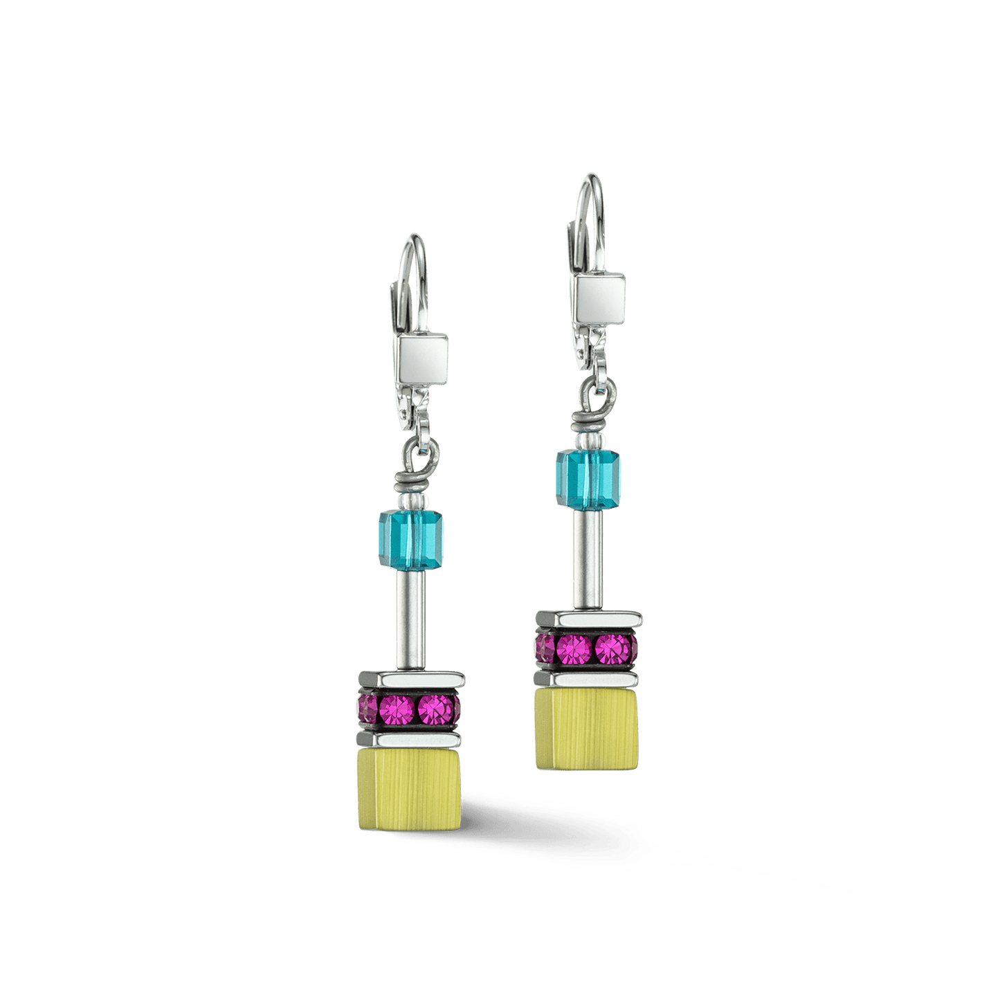 EAR Multicolor GeoCube Iconic Earrings