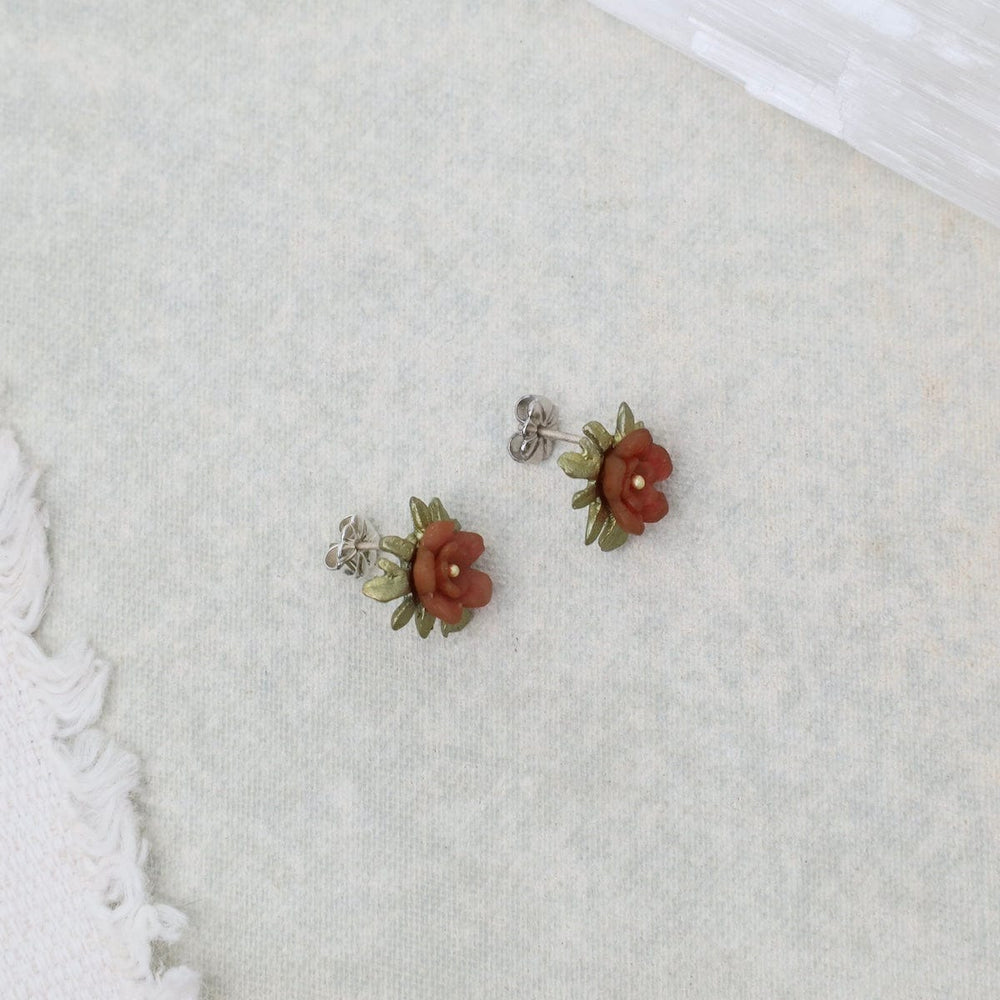 
                      
                        EAR Mums Stud Earrings in Scarlet
                      
                    