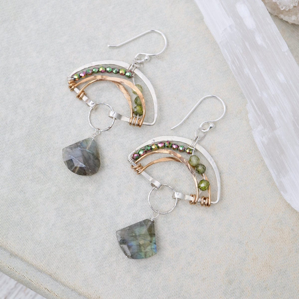 
                      
                        EAR Mushroom Earrings with Labradorite
                      
                    