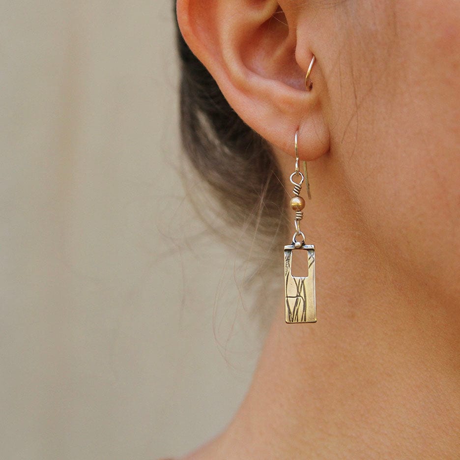 
                  
                    EAR Open Rectangle Silver Earring
                  
                