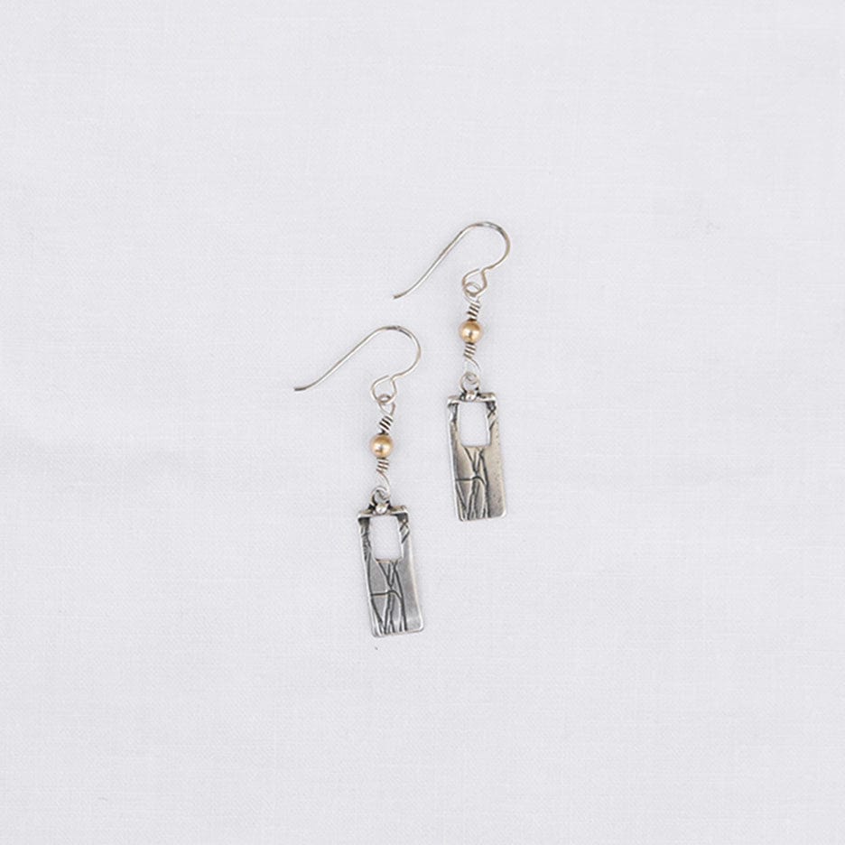 
                  
                    EAR Open Rectangle Silver Earring
                  
                