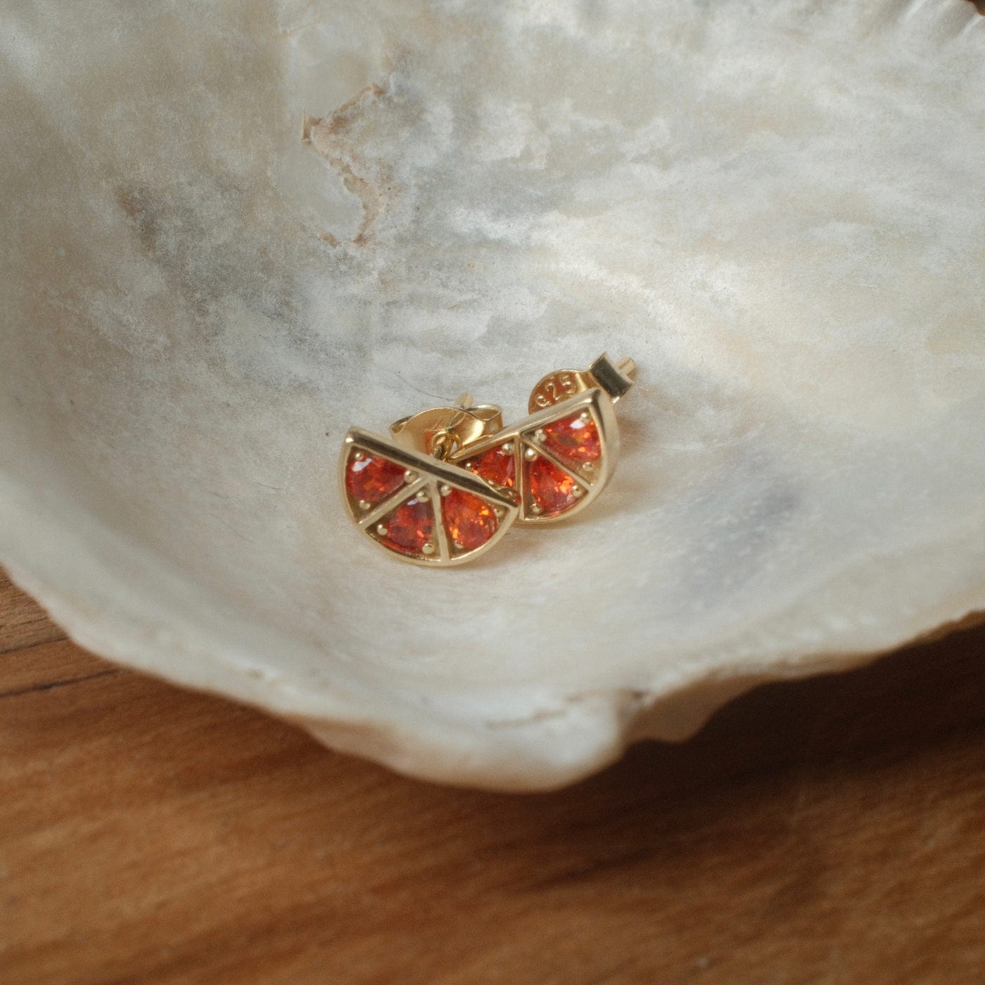 EAR Orange Slice Stud Earrings