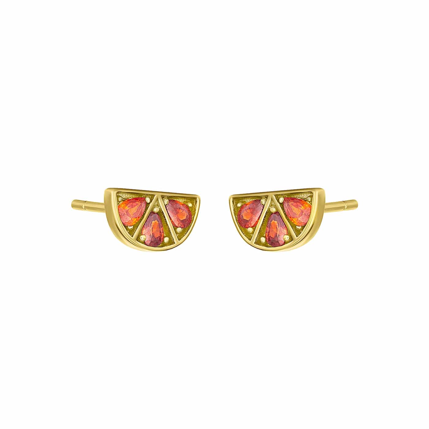 EAR Orange Slice Stud Earrings