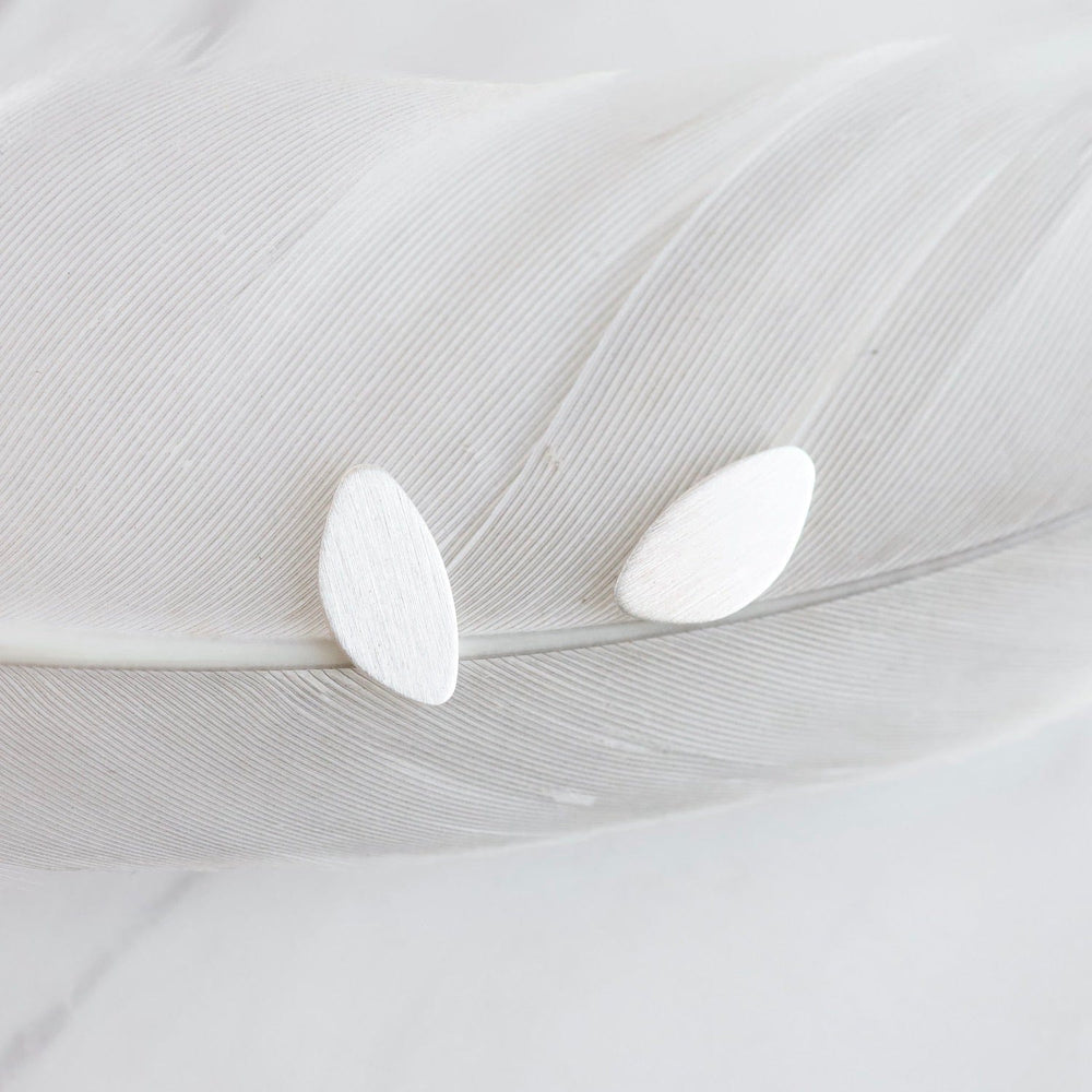 EAR Organic Oval Post Earrings