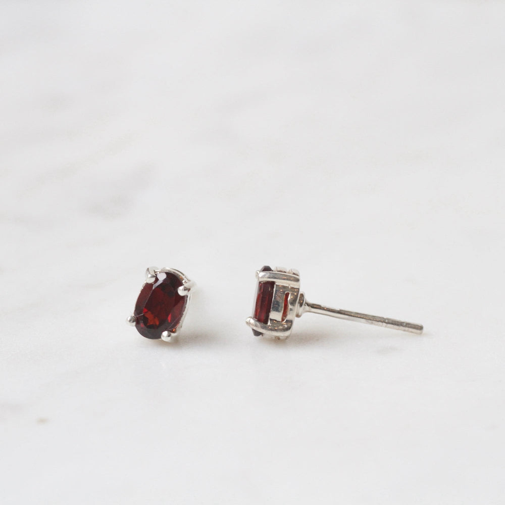 
                      
                        EAR Oval African Garnet Post Earring
                      
                    