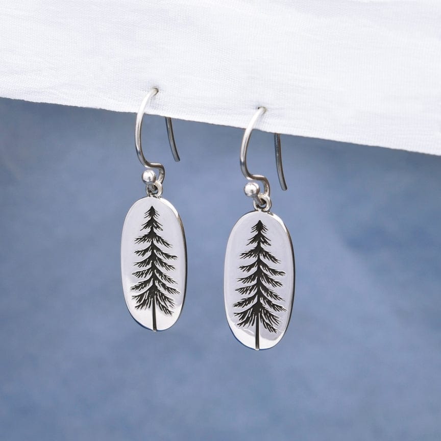 
                      
                        EAR Oval Pine Tree Dangle Earrings
                      
                    