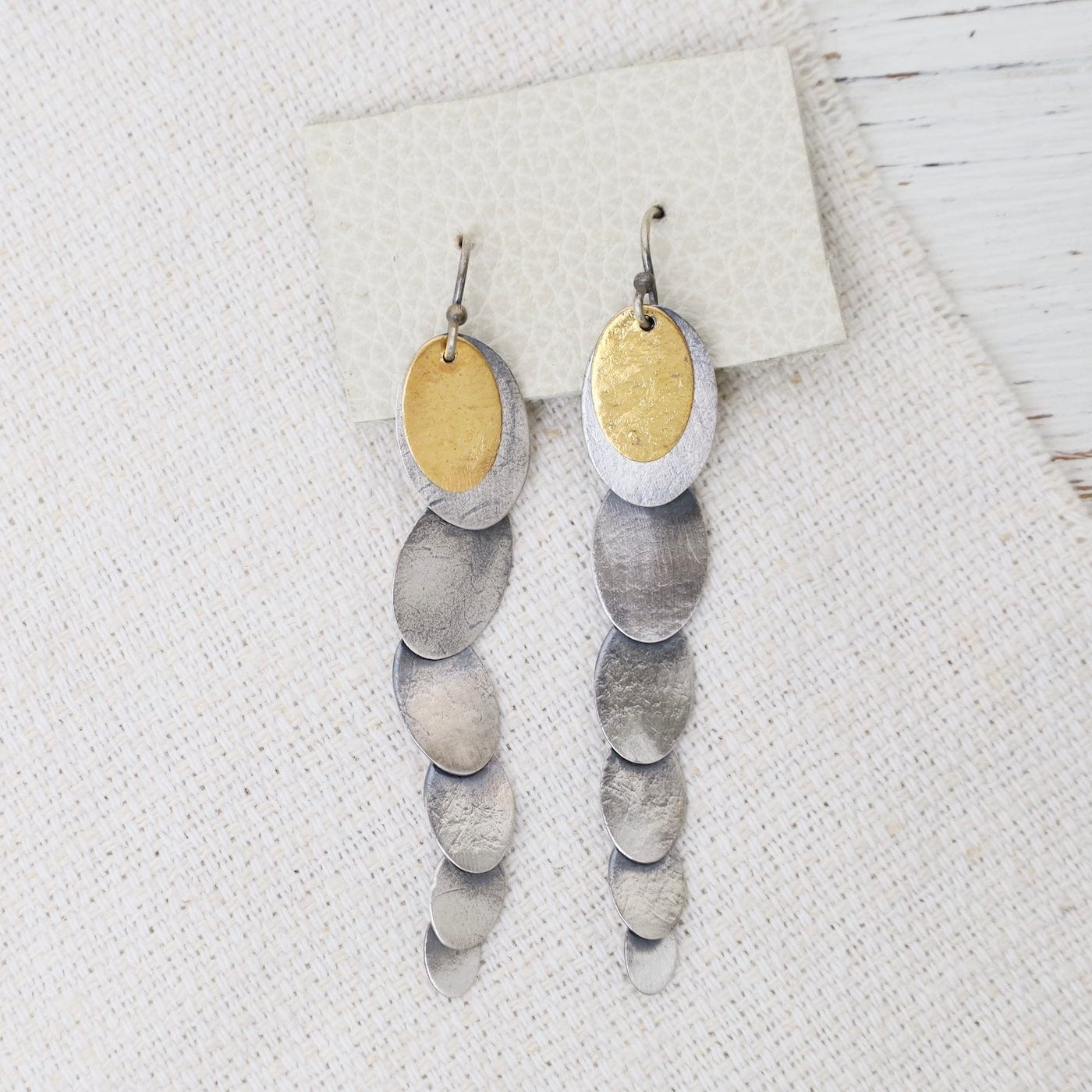 EAR Oval Pivot Earrings