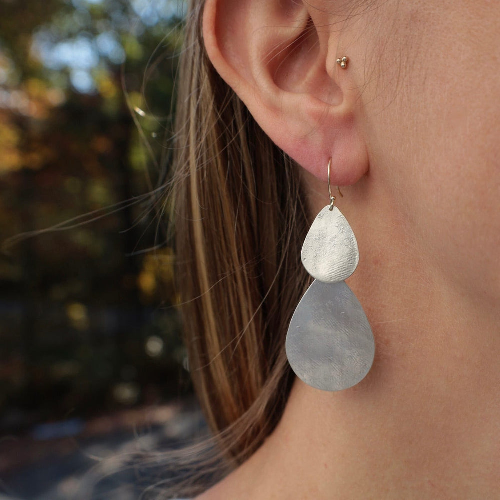 EAR Parchment Teardrop Waterfall Earring