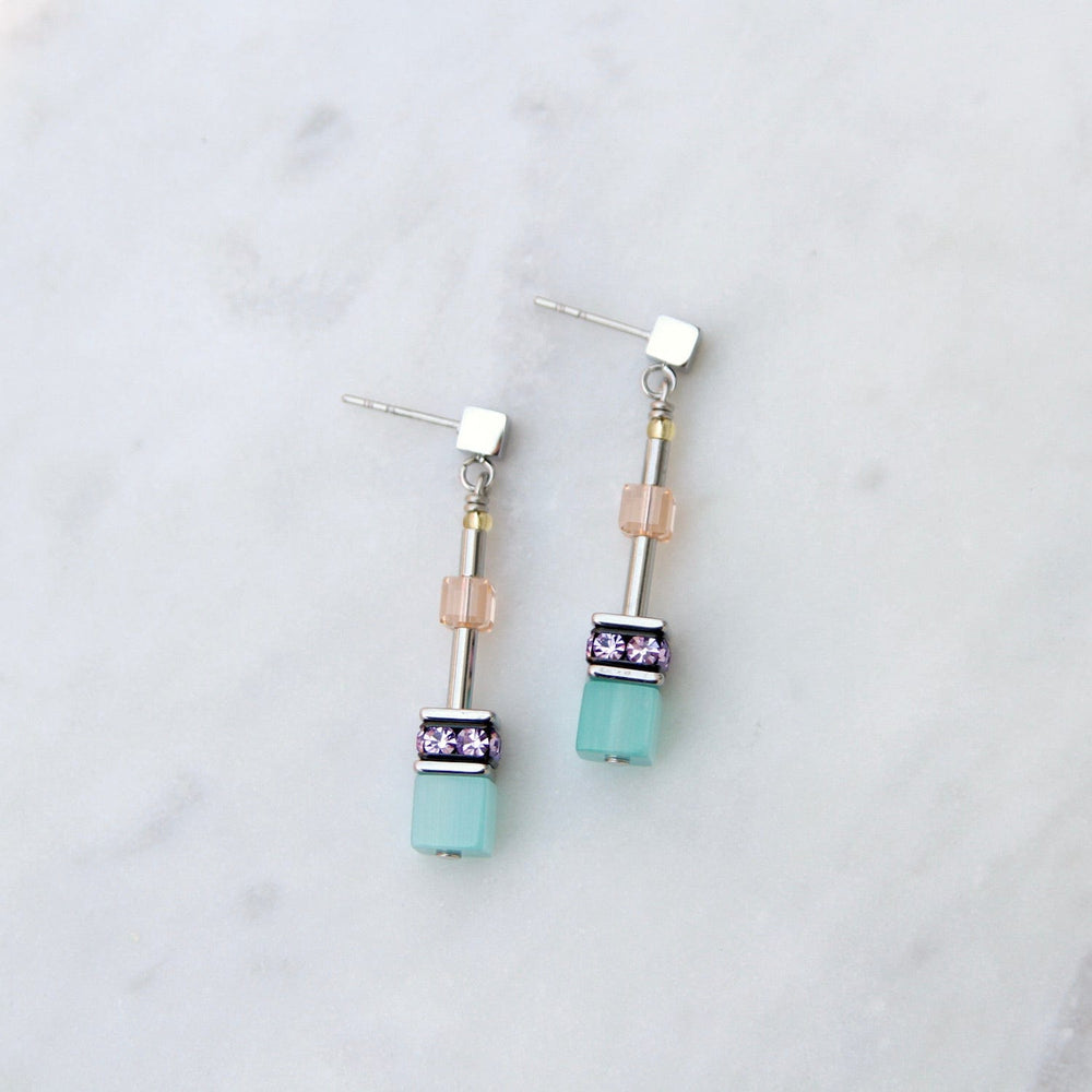 EAR Pastel Rainbow Cat's Eye Earring