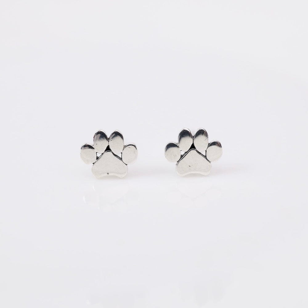 EAR Paw Print Post Earrings