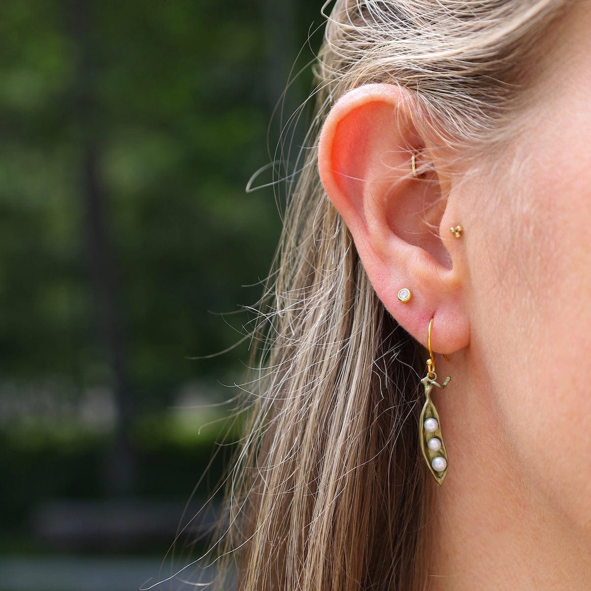 EAR Pea Pod Small Earrings