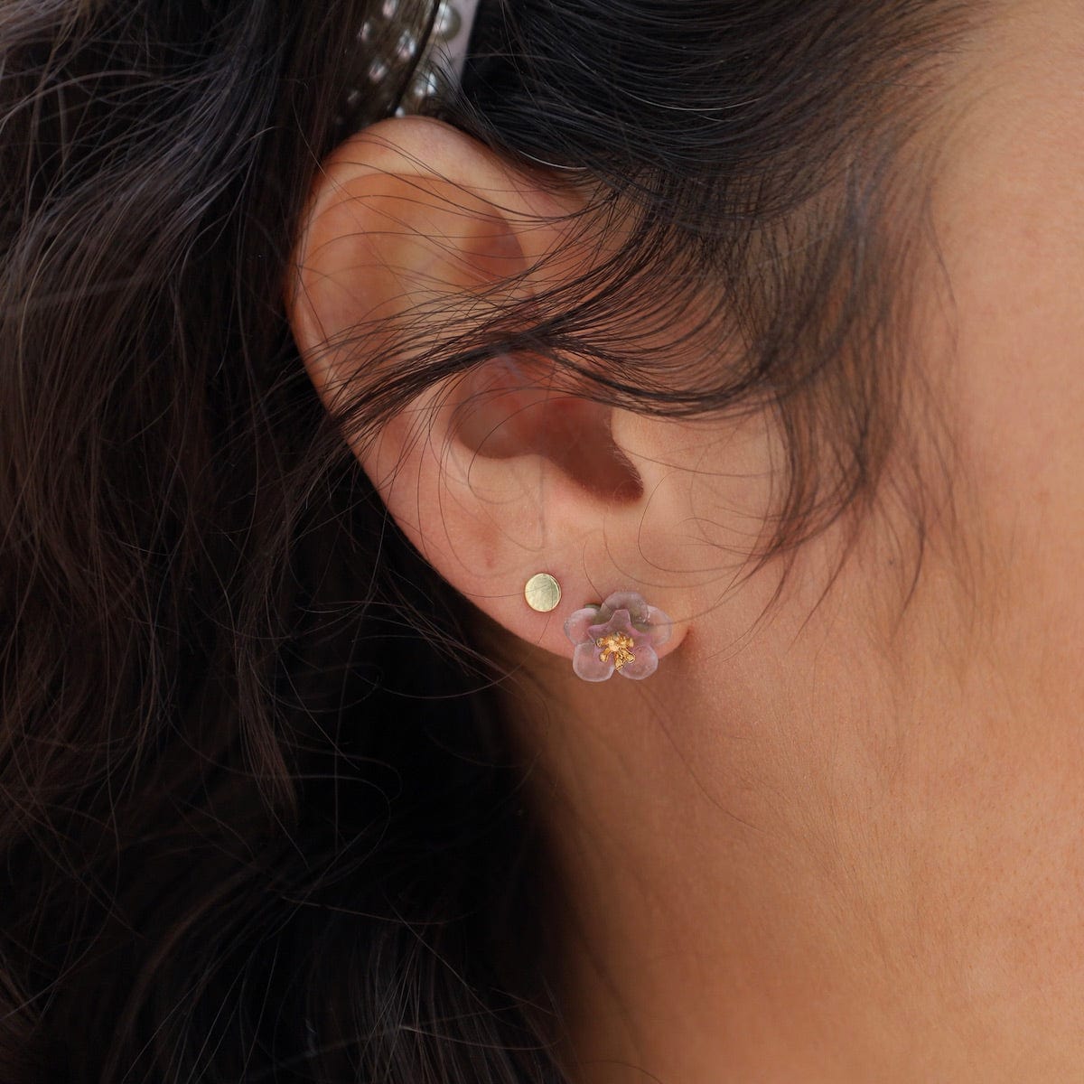 EAR Peach Blossom Stud Earrings
