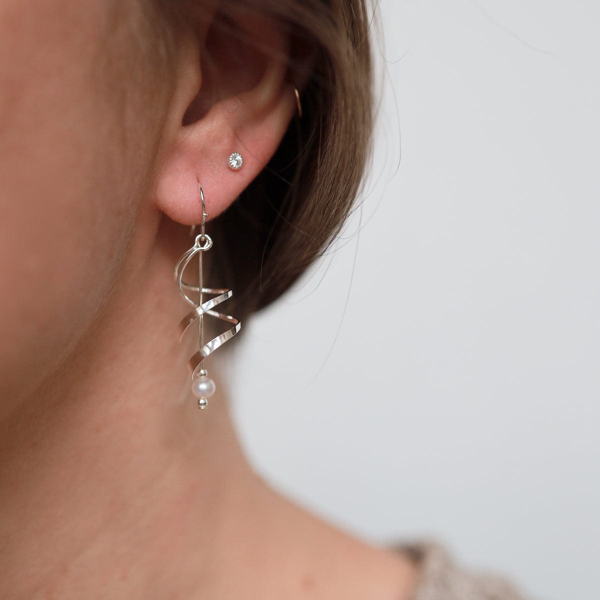 EAR Pearl Haven Earring - Sterling Silver