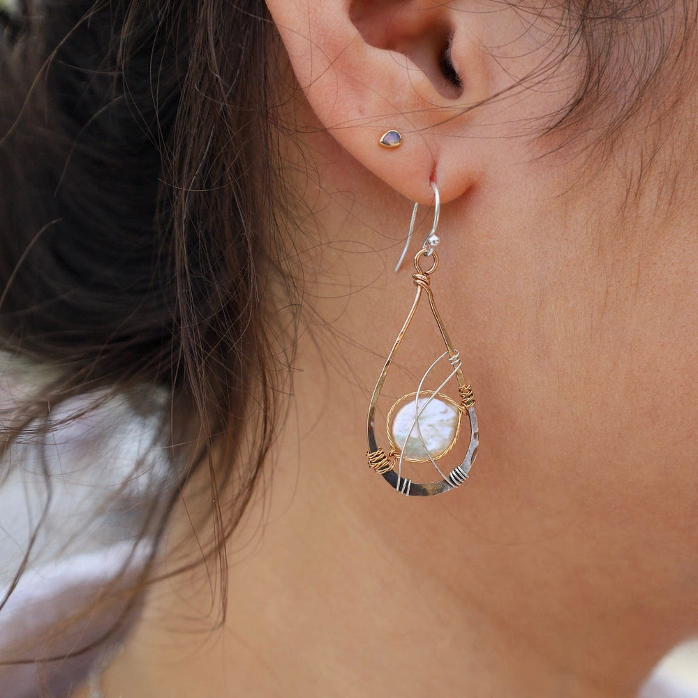 
                      
                        EAR Pearl Moon Drop Earrings
                      
                    