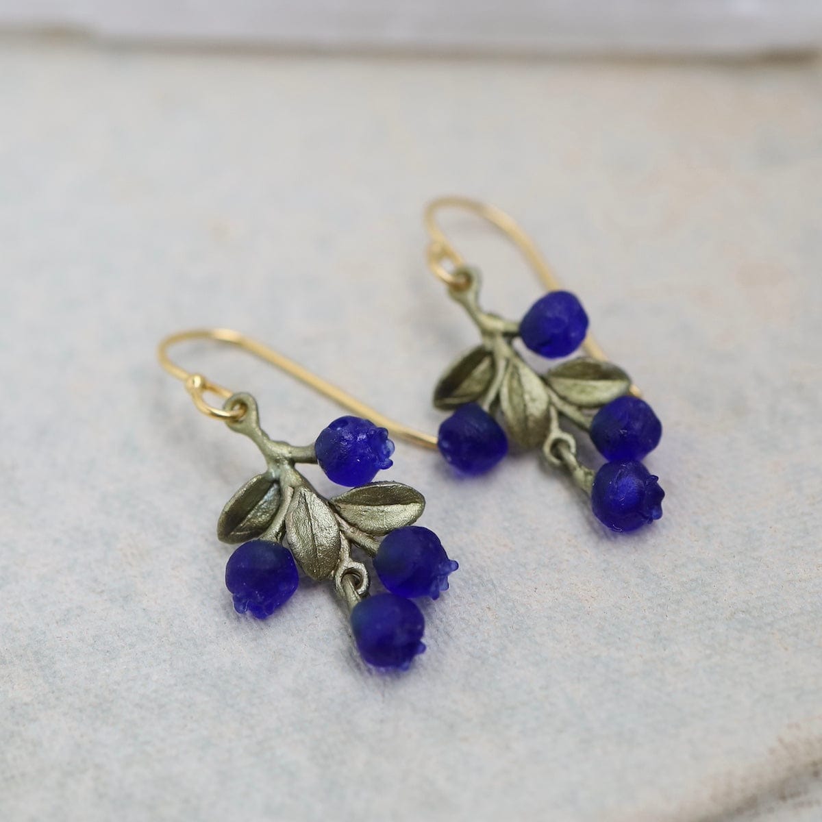 EAR Petite Blueberry Dangle Wire Earrings