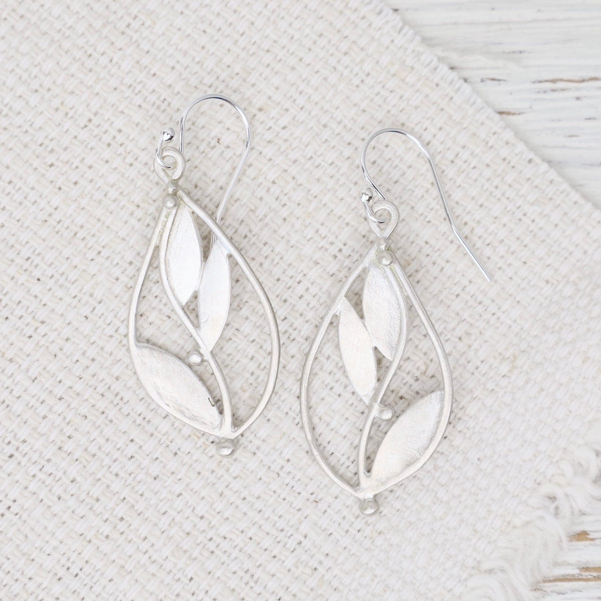 EAR Petite Floral Teardrop Earrings