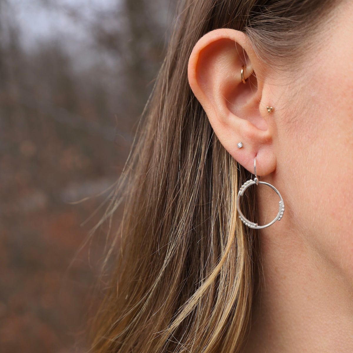 EAR Petite Ouroboros Earrings