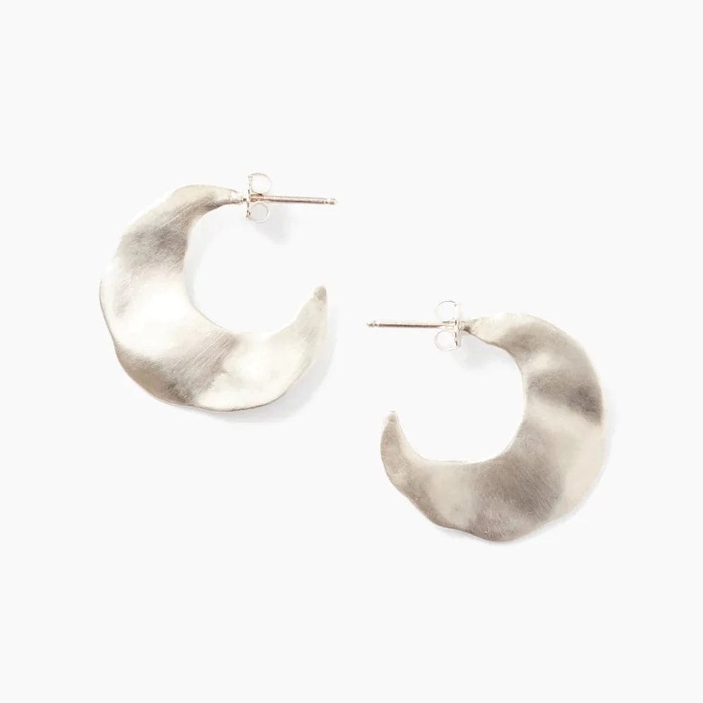 
                      
                        EAR Petite Silver Crescent Wave Earrings
                      
                    