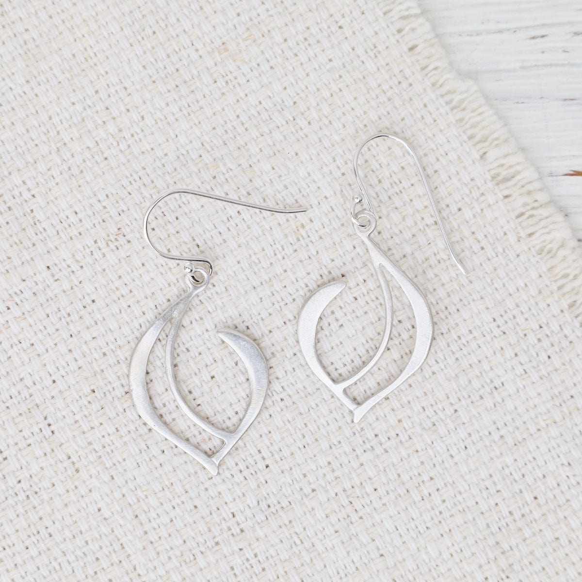 EAR Petite Teardrop Crescent Earrings