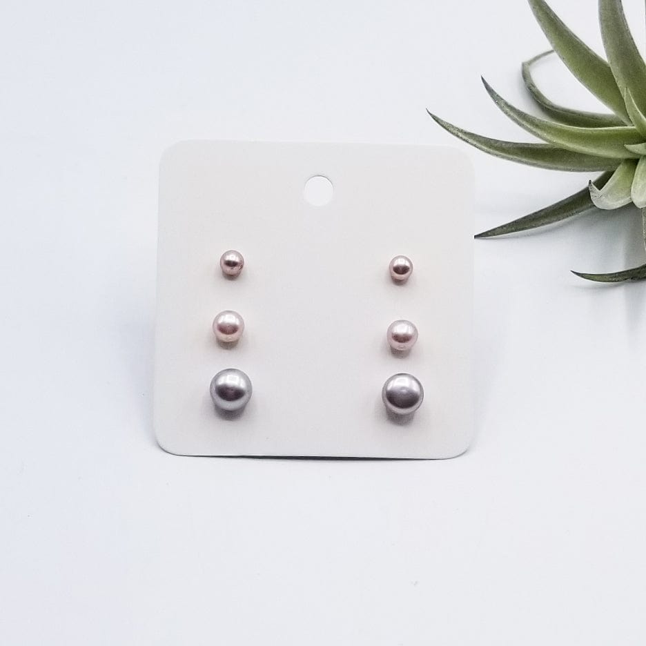 EAR PINK FRESHWATER PEARL SET