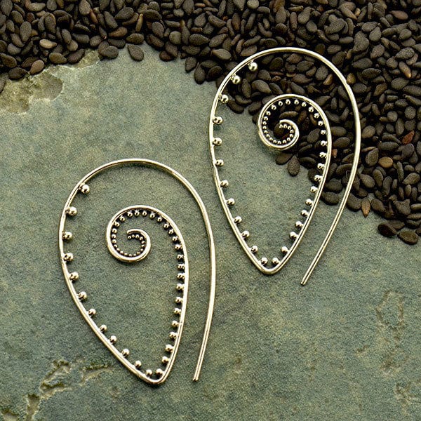 
                      
                        EAR Pointed Granulation Spiral Hoops
                      
                    