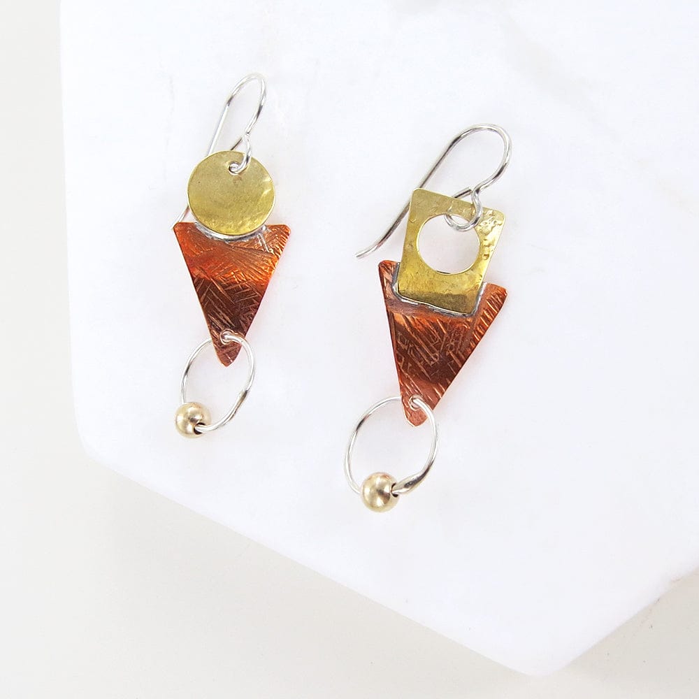 EAR Puzzle Geo Earrings