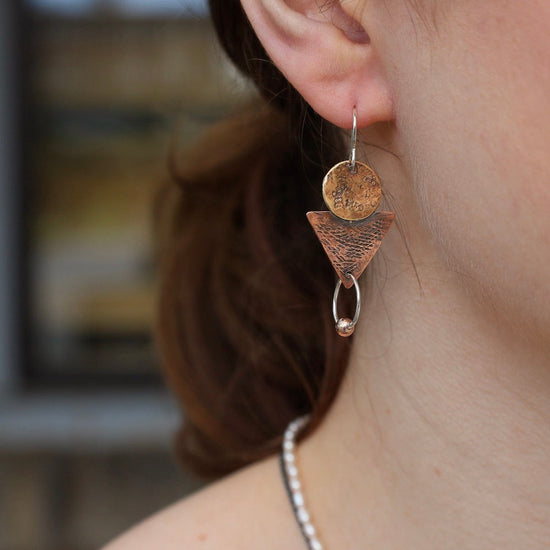 Load image into Gallery viewer, EAR Puzzle Geo Earrings
