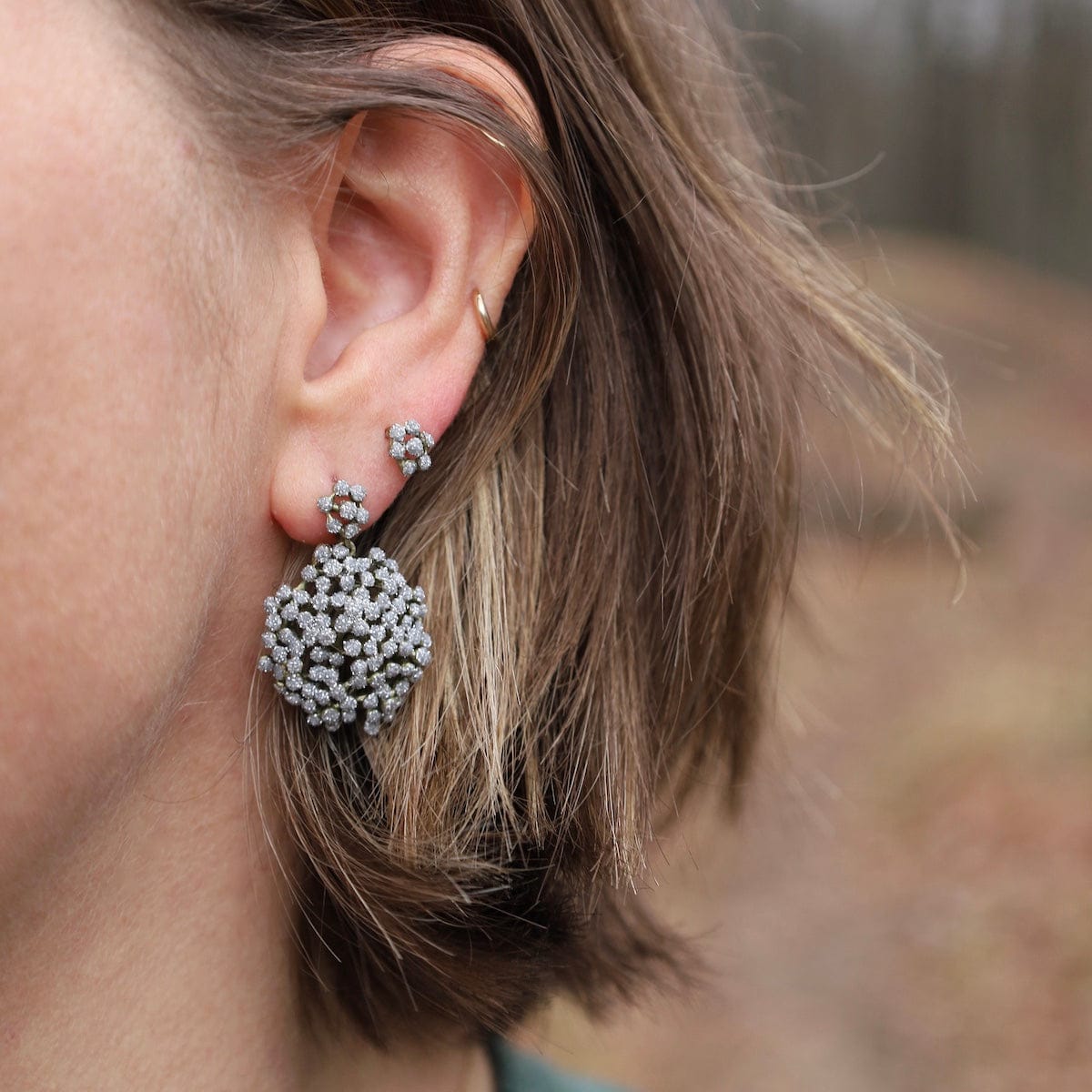 EAR Queen Anne's Lace Post Earrings