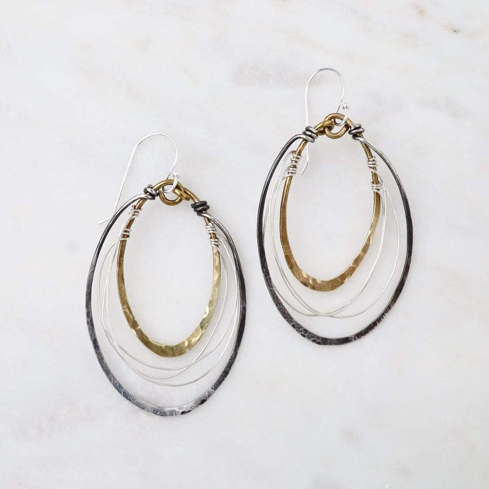 
                      
                        EAR Radio Style Oval Hoop Earrings
                      
                    