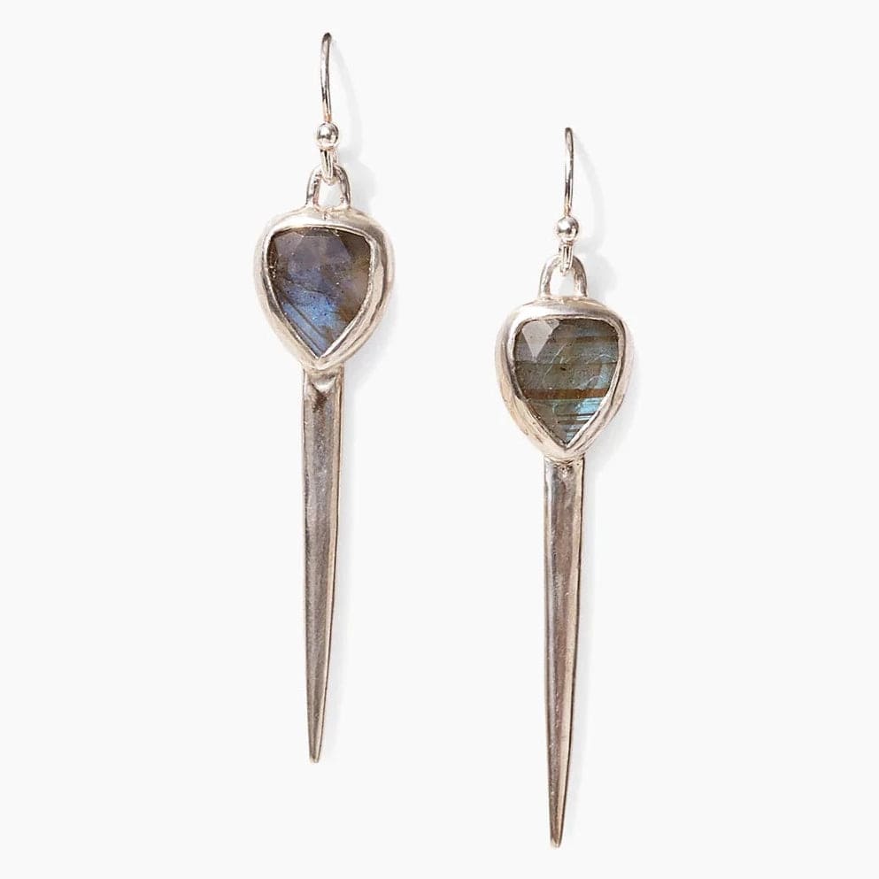 EAR Rahel Dagger Earrings in Labradorite