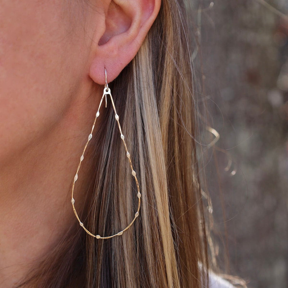 
                      
                        EAR Raindrop Hoop Earring
                      
                    