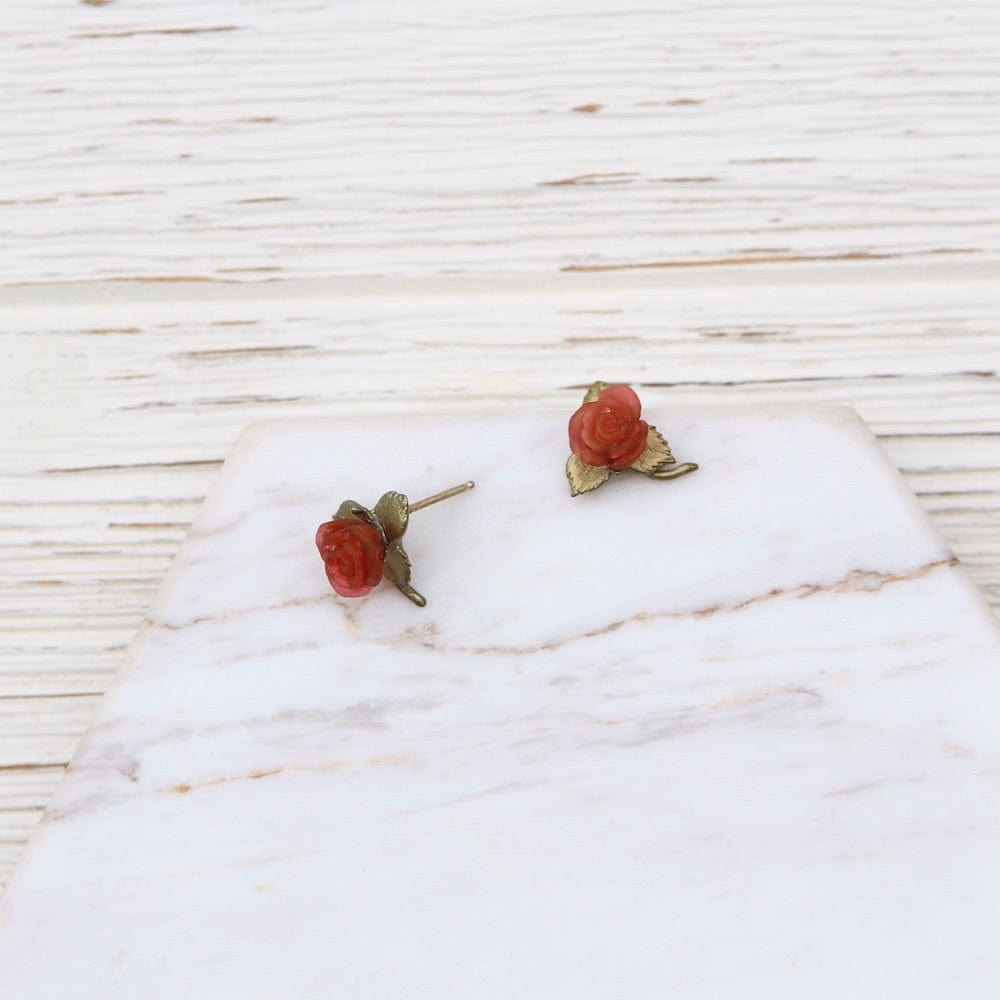 
                  
                    EAR RED ROSE STUD
                  
                