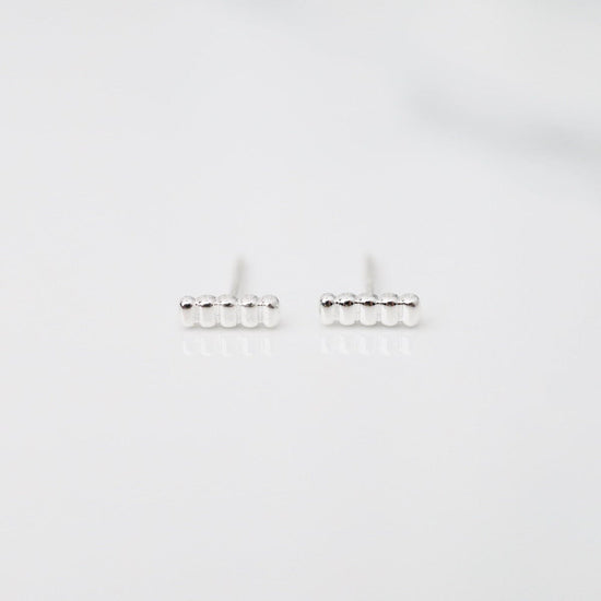 Amazon.com: Bar Stud Earrings 925 Sterling Silver Dainty Mini Rectangle  Earrings Everyday Wear: Clothing, Shoes & Jewelry