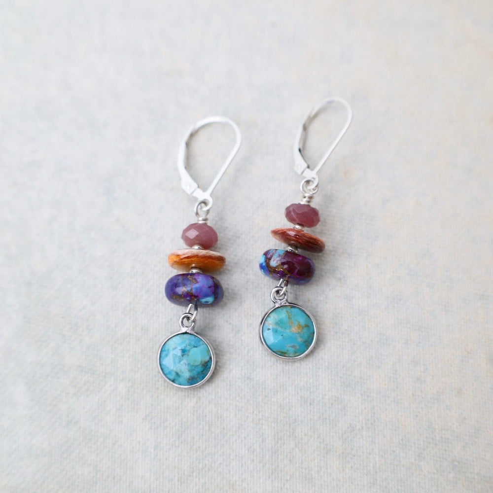 
                  
                    EAR Round Turquoise Drop Earrings
                  
                