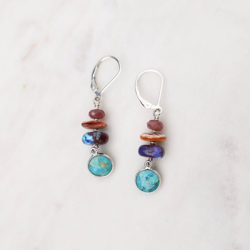 
                  
                    EAR Round Turquoise Drop Earrings
                  
                