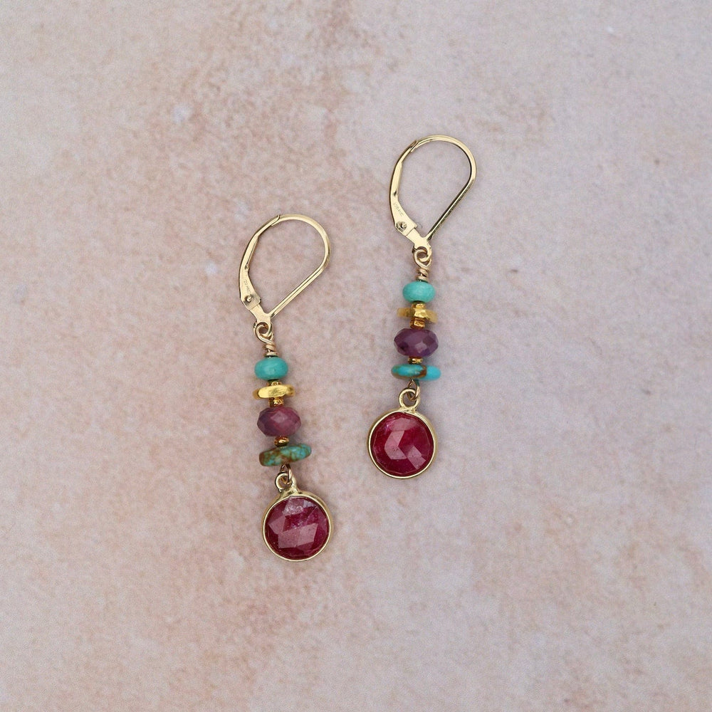 
                      
                        EAR Ruby Round Earrings
                      
                    