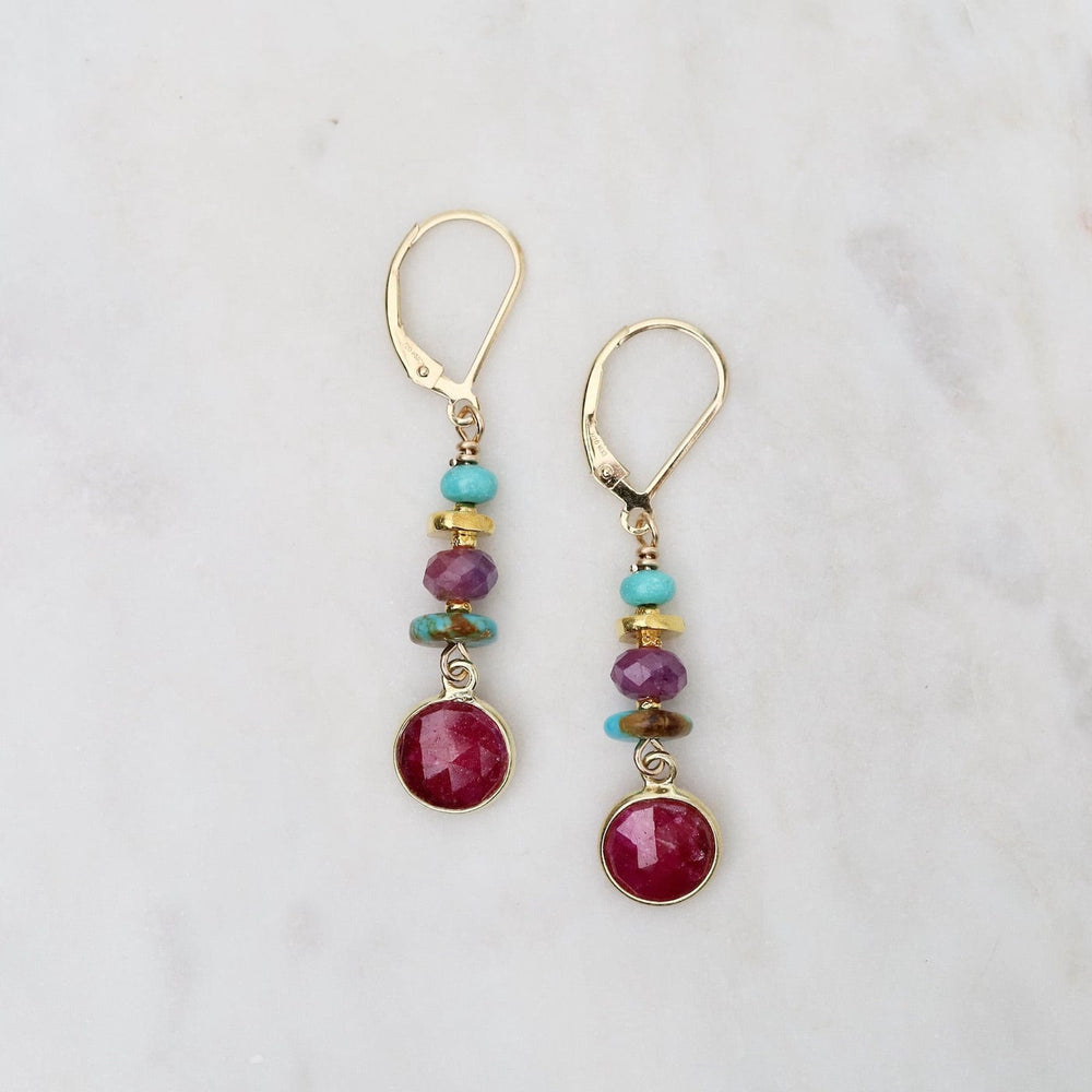 
                      
                        EAR Ruby Round Earrings
                      
                    