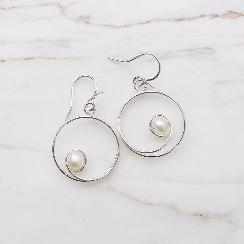 
                      
                        EAR Sailing Pearl Earrings Sterling Silver
                      
                    