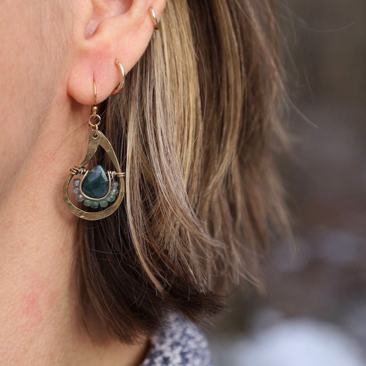 EAR Seaweed Drop Earrings