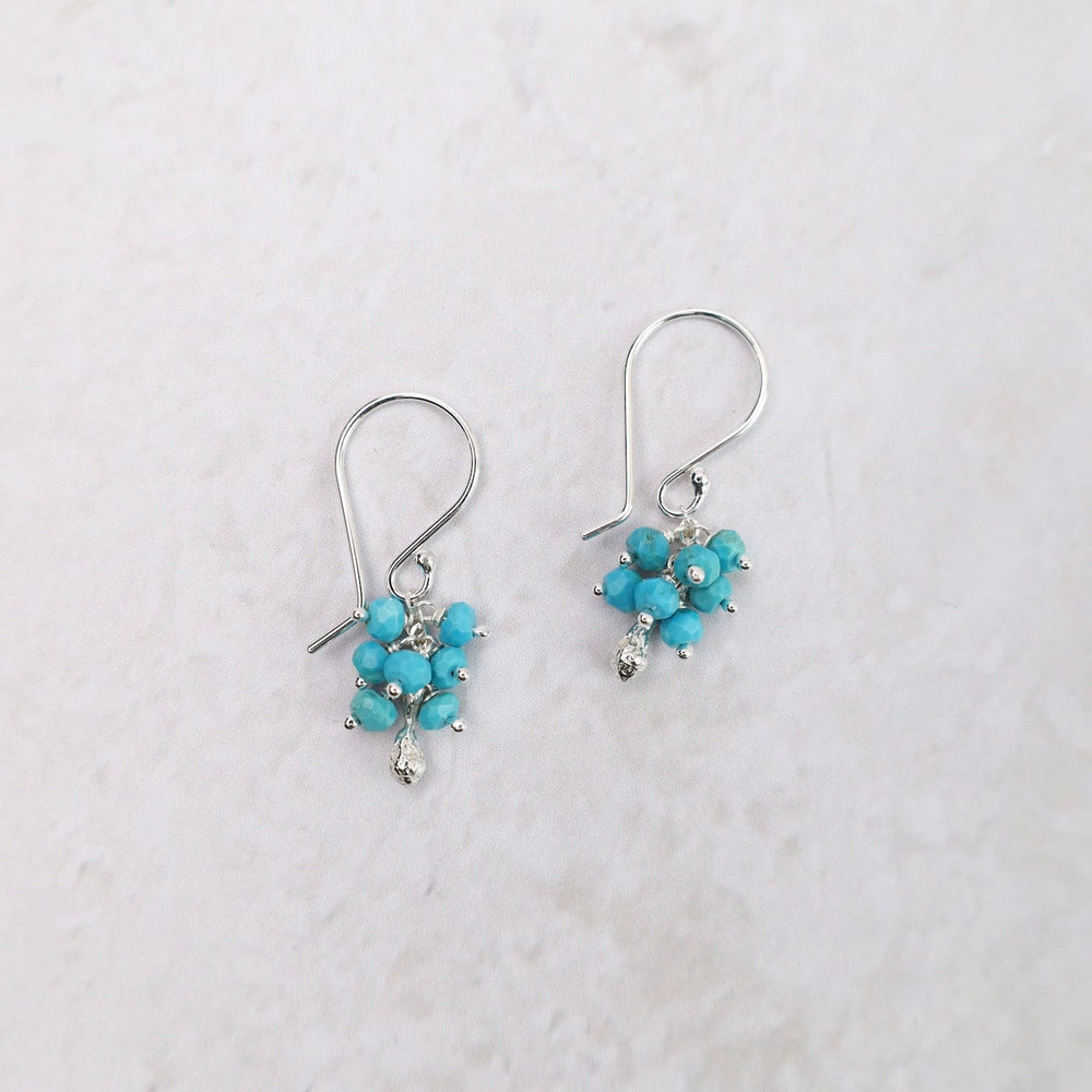 EAR Seed Pod Cluster Earring - Turquoise