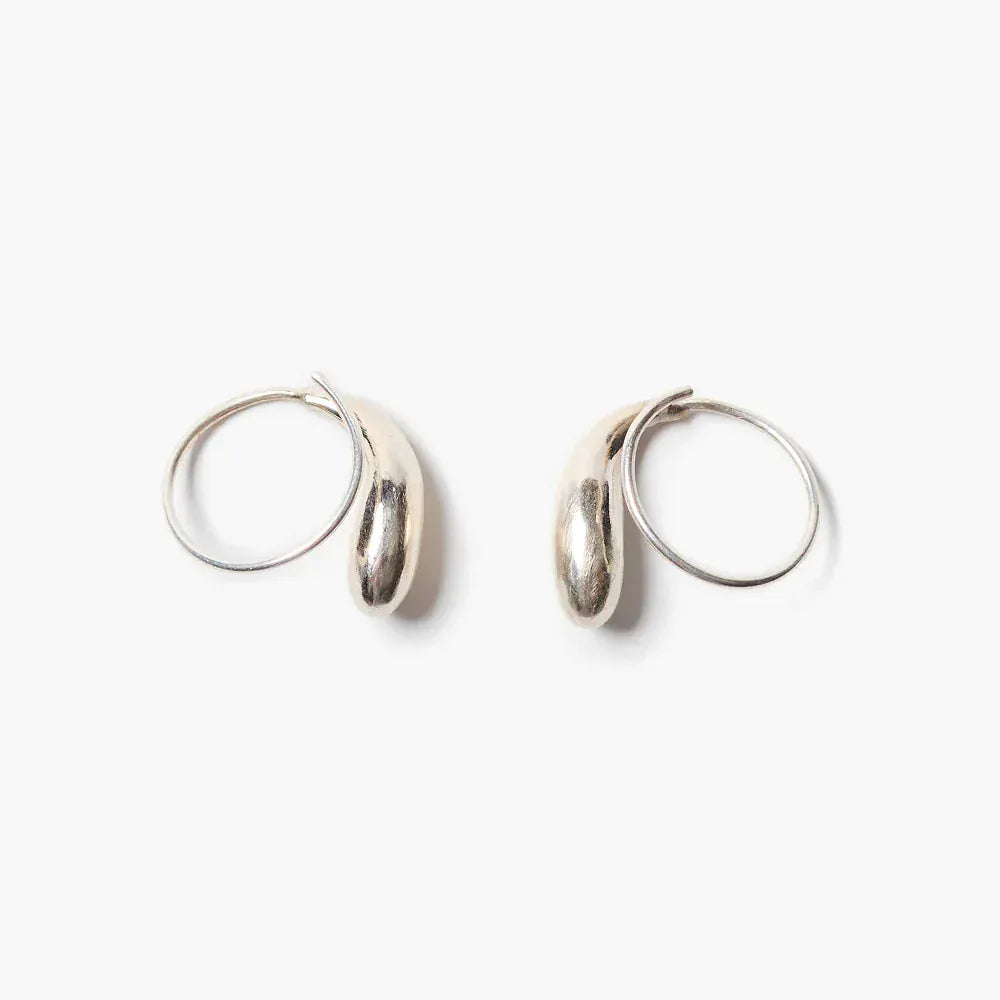 EAR Serpentine Coil Earrings Silver