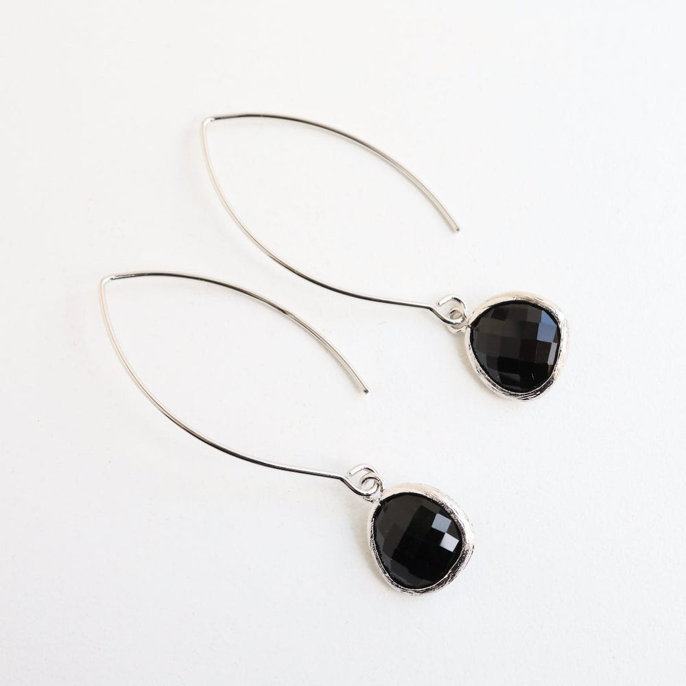 
                  
                    EAR Silver Black Crystal Earring
                  
                