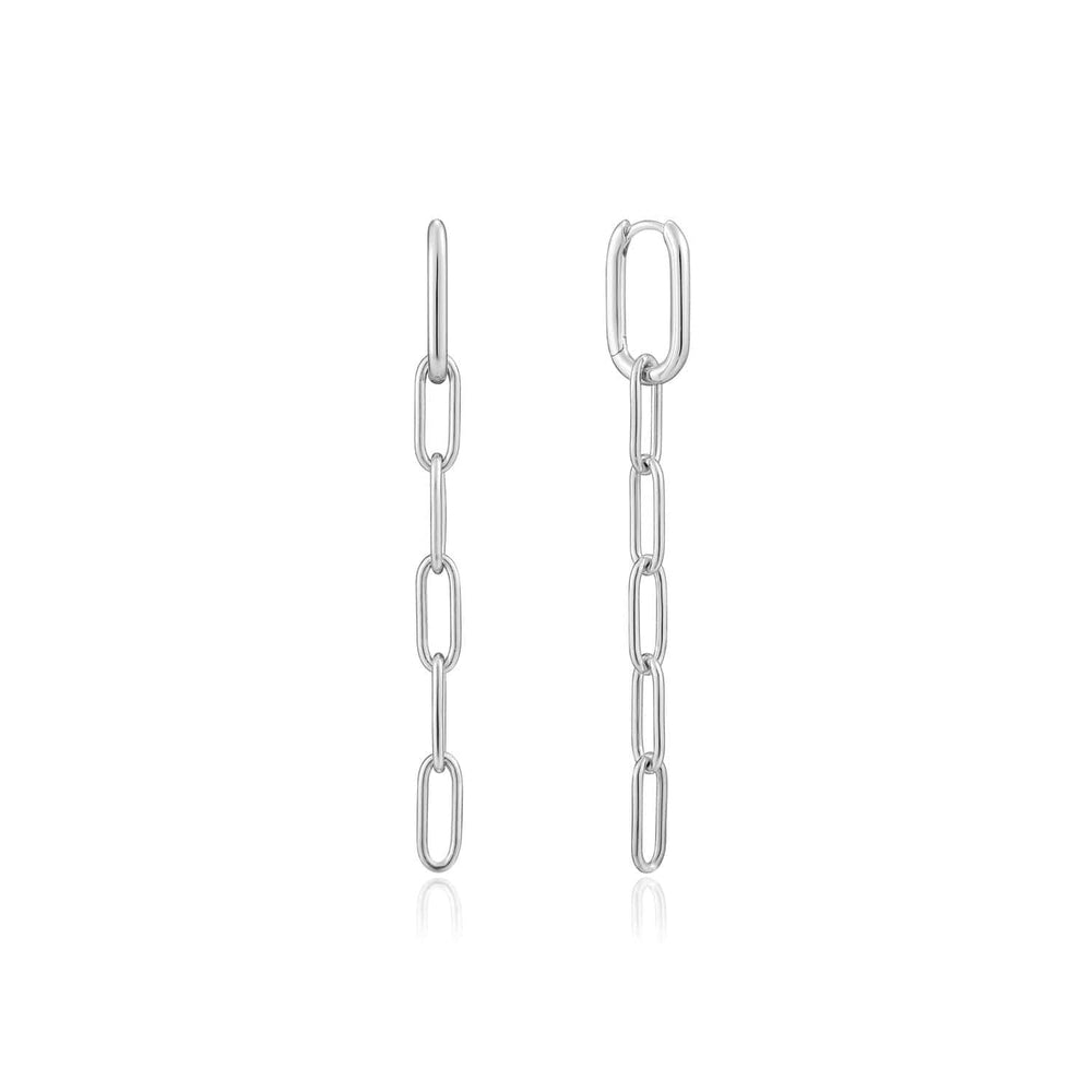 
                      
                        EAR Silver Cable Link Drop Earrings
                      
                    