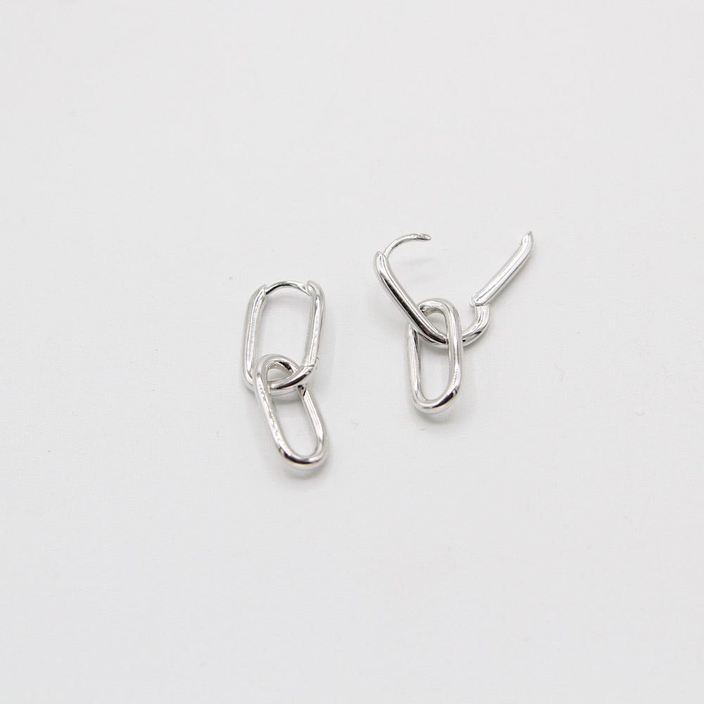 
                      
                        EAR Silver Cable Link Earrings
                      
                    