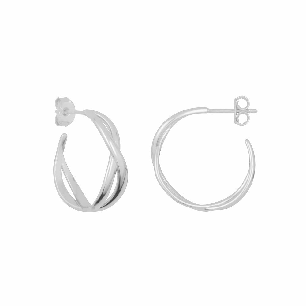 
                      
                        EAR Silver Celine Hoops
                      
                    